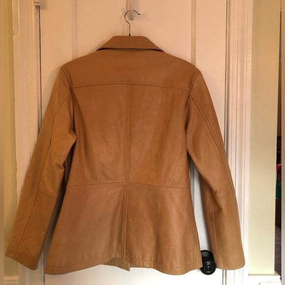 Vintage Wilson’s Leather Maxima Tan Leather Blazer - Picture 15 of 15